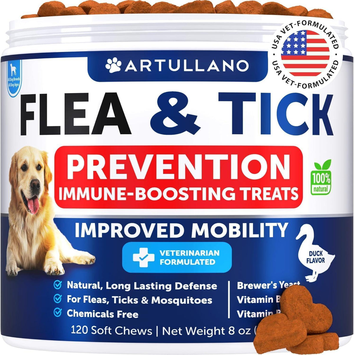 Natural Flea & Tick Chews for Dogs