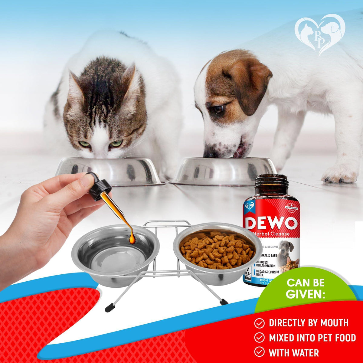 Cats & Dogs Herbal Dewormer Drops – USA Made