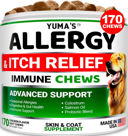 Dog Allergy Relief Chews for Itchy Skin