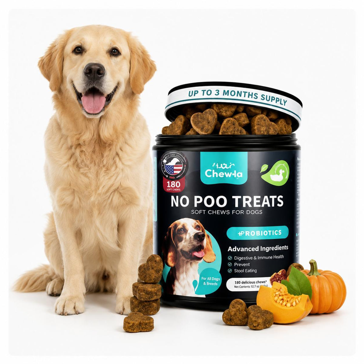 No-Poo Chews for Dogs – Stool Eating Deterrent