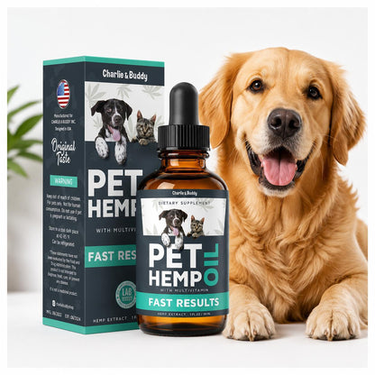 Hemp Oil for Dogs & Cats – Calming Support