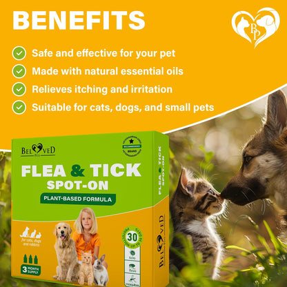 Natural Flea Tick Prevention for Cats & Dogs