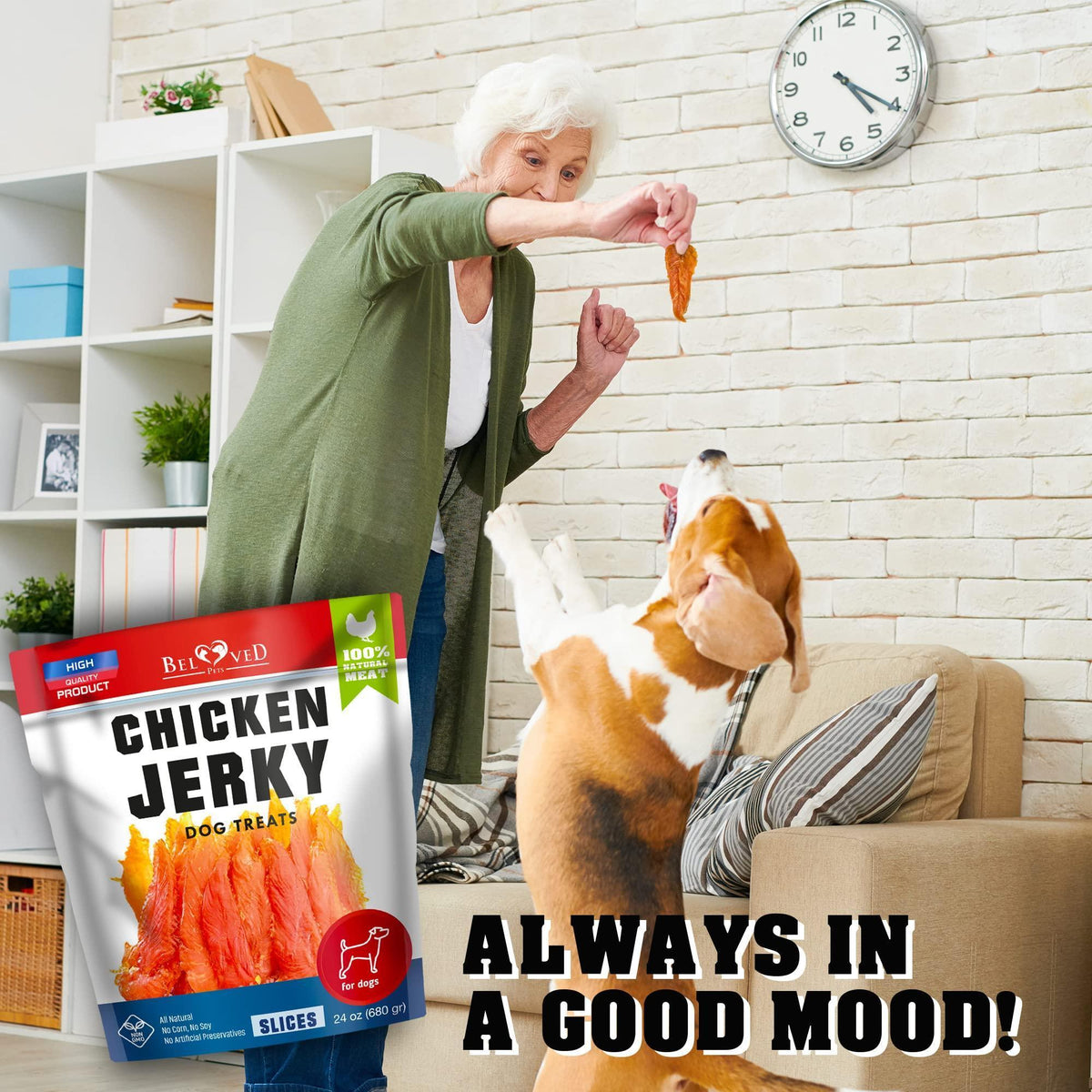 Chicken Jerky Dog Treats – Human Grade Natural