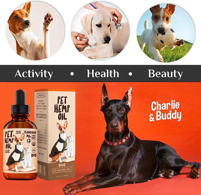 Charlie Buddy Hemp Oil for Dogs & Cats