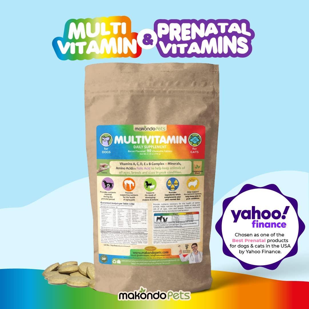 Prenatal Dog & Cat Vitamins Multivitamin Supplement