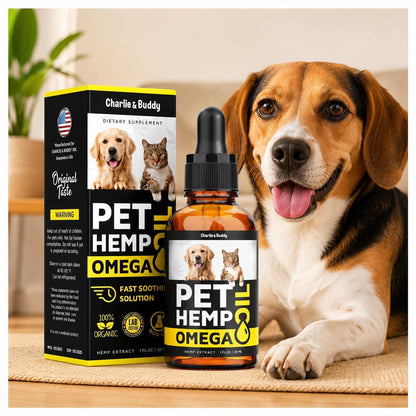 Charlie&Buddy Hemp Salmon Oil for Dogs