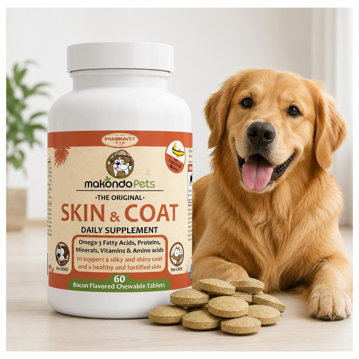 Fish Oil Omega 3 for Dog & Cat Skin