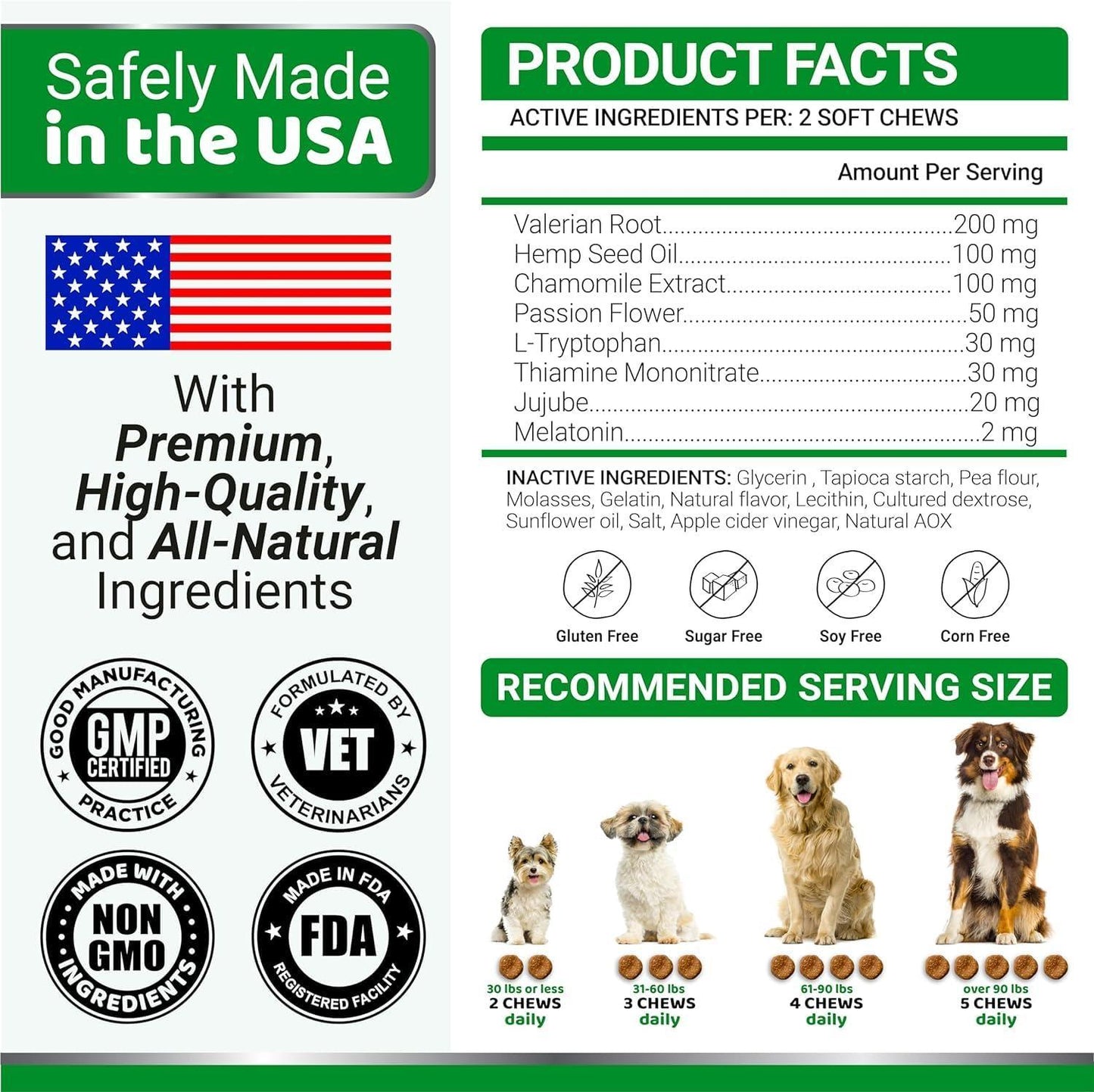 YUMA’S Hemp Calming Chews (2 Pack)
