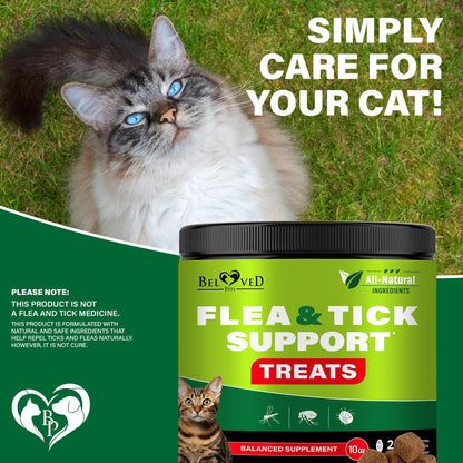 Flea and Tick Prevention Chewable Pills for Cats