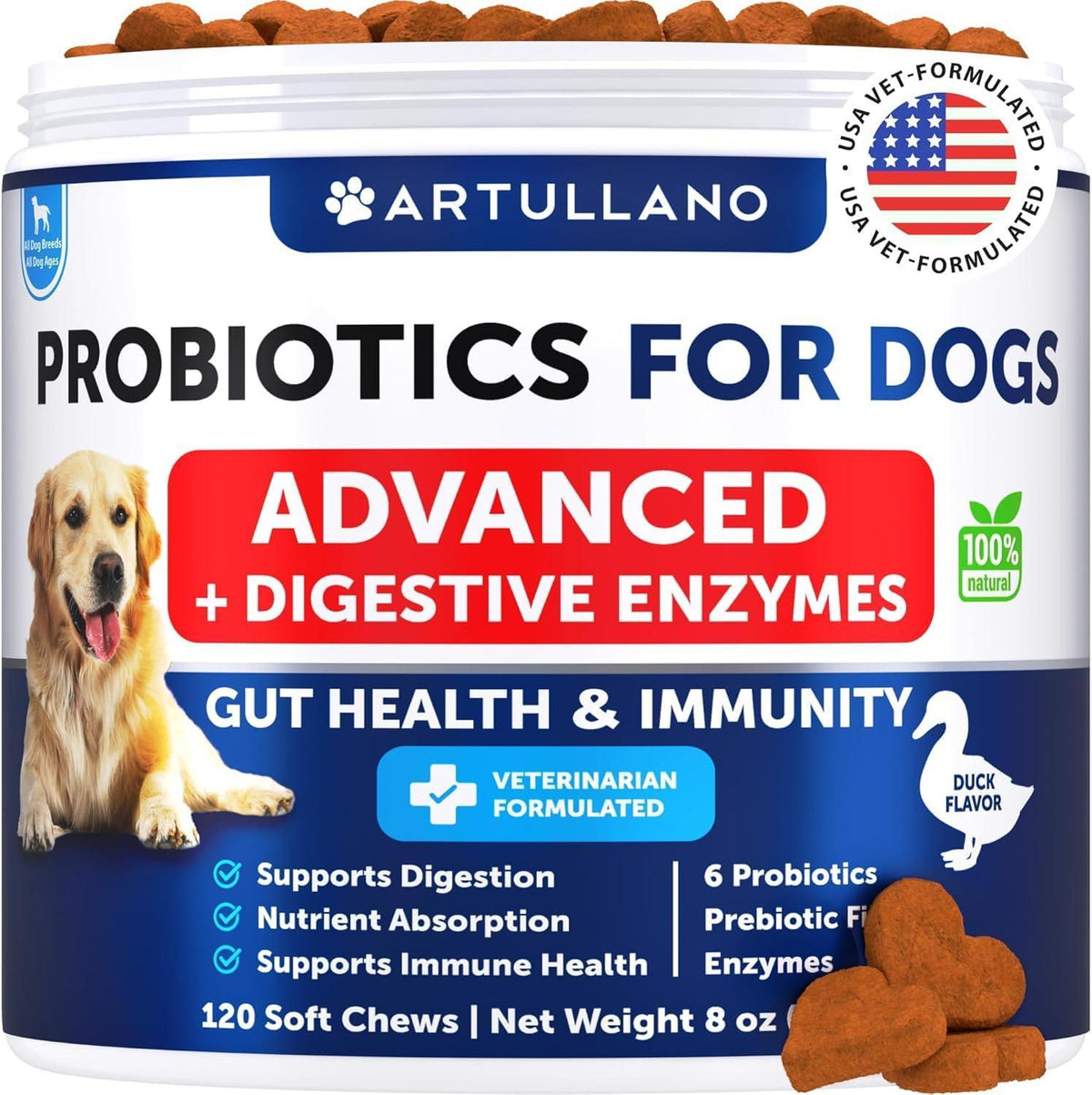 Dog Probiotics for Gut Health & Immunity