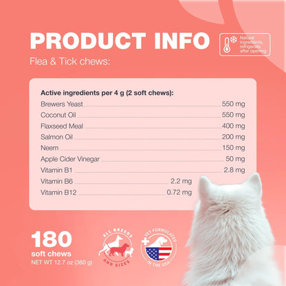 Dog Immune Support & Flea Care Soft Chews