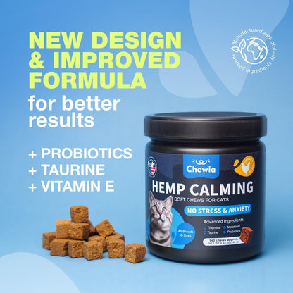 Cat Calming Treats with Hemp & Melatonin Chews