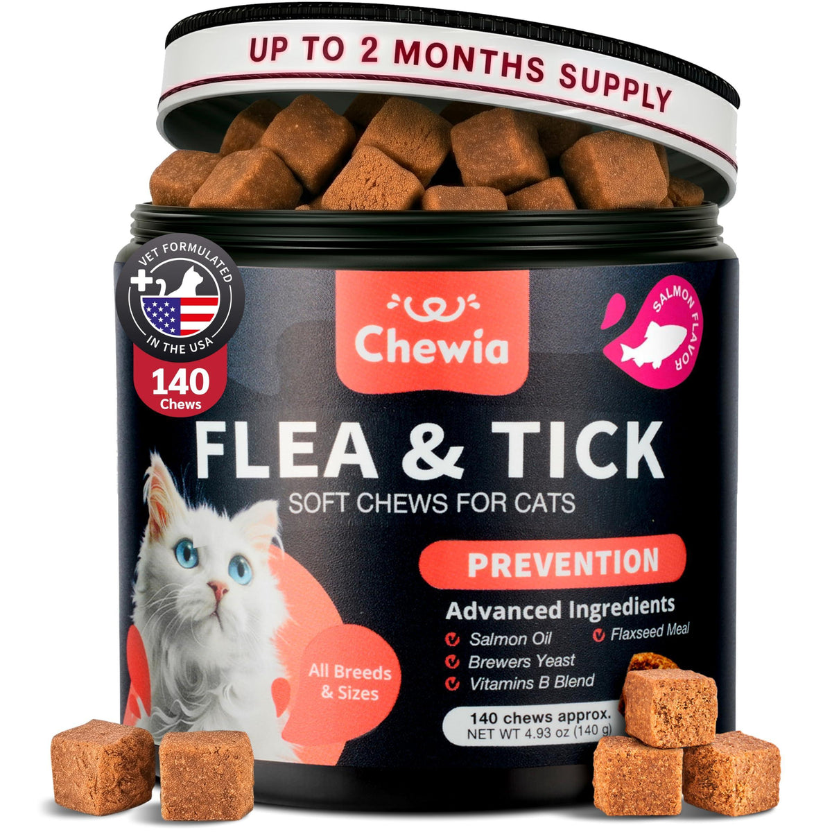 Daily Oral Flea & Tick Chews for Cats
