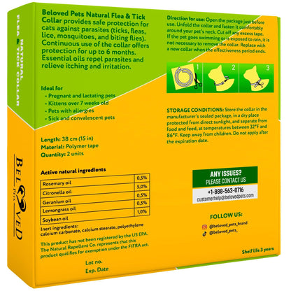 Natural Flea & Tick Collar for Cats