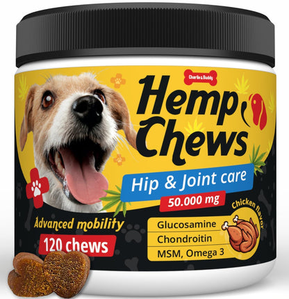 Hemp Dog Joint Chews with Glucosamine