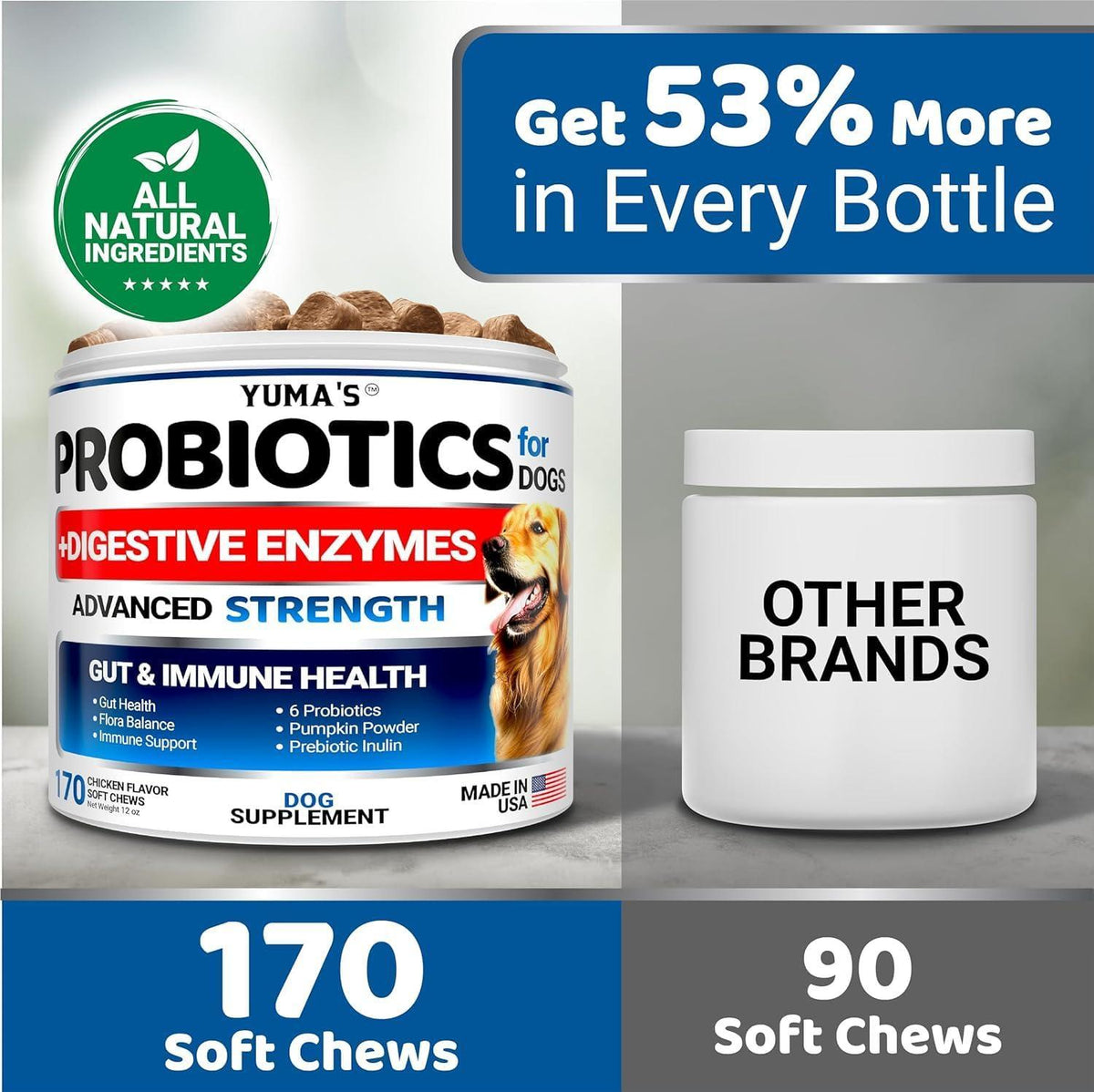 Dog Probiotic Chews with Digestive Enzymes