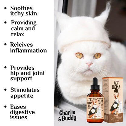 Charlie Buddy Hemp Oil for Dogs & Cats