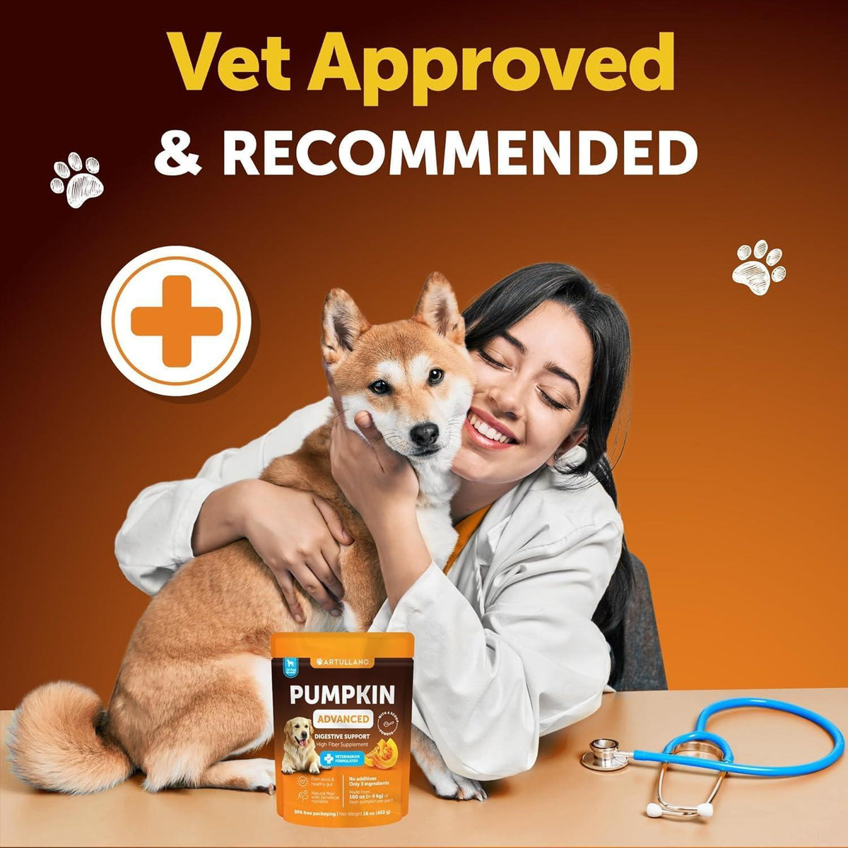 Pumpkin Powder for Dogs Digestive & Gut Support