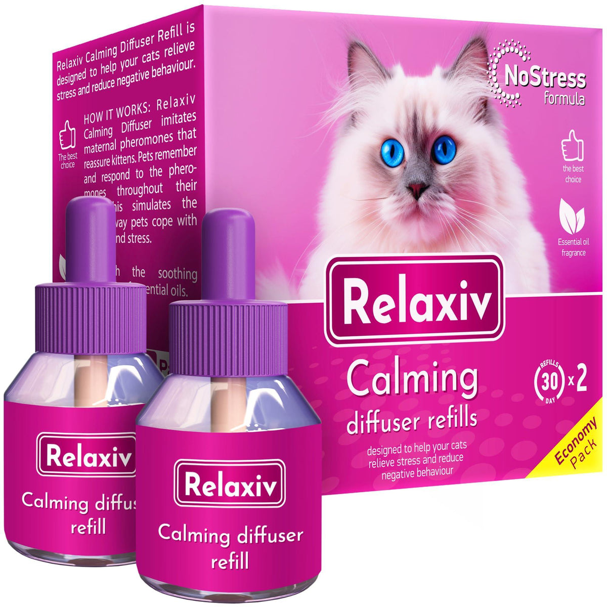 Calming Cat Diffuser Refills for Anxiety Relief