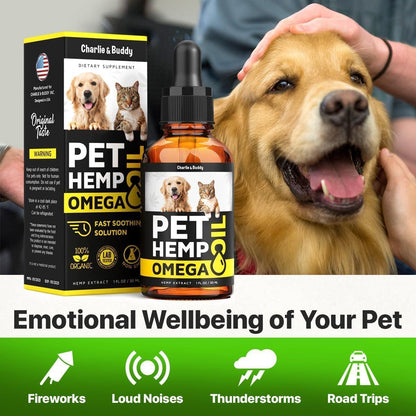 Charlie&Buddy Hemp Salmon Oil for Dogs