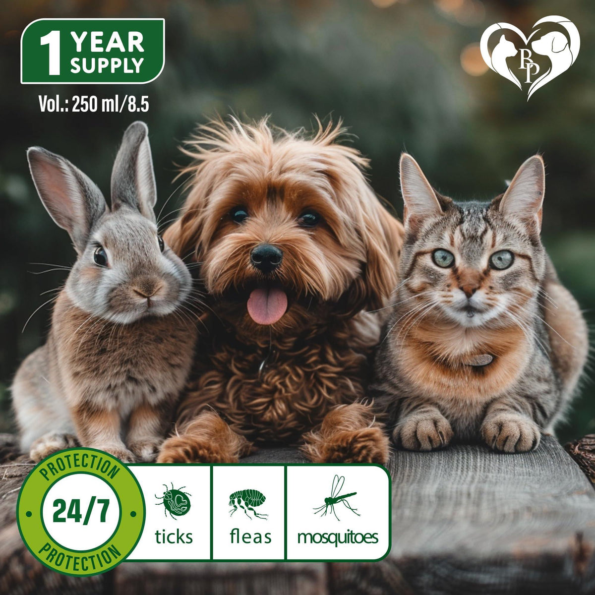 Natural Flea Tick & Mosquito Repellent Spray