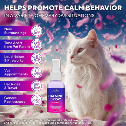 Calming Cat Pheromone Spray for Stress & Scratching