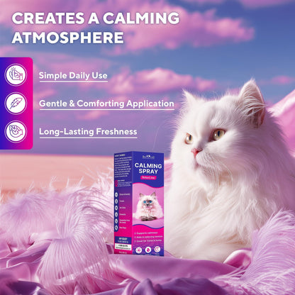 Calming Cat Pheromone Spray for Stress & Scratching