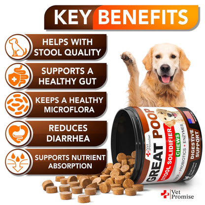 Dog Probiotics for Healthy Gut & Firm Stool