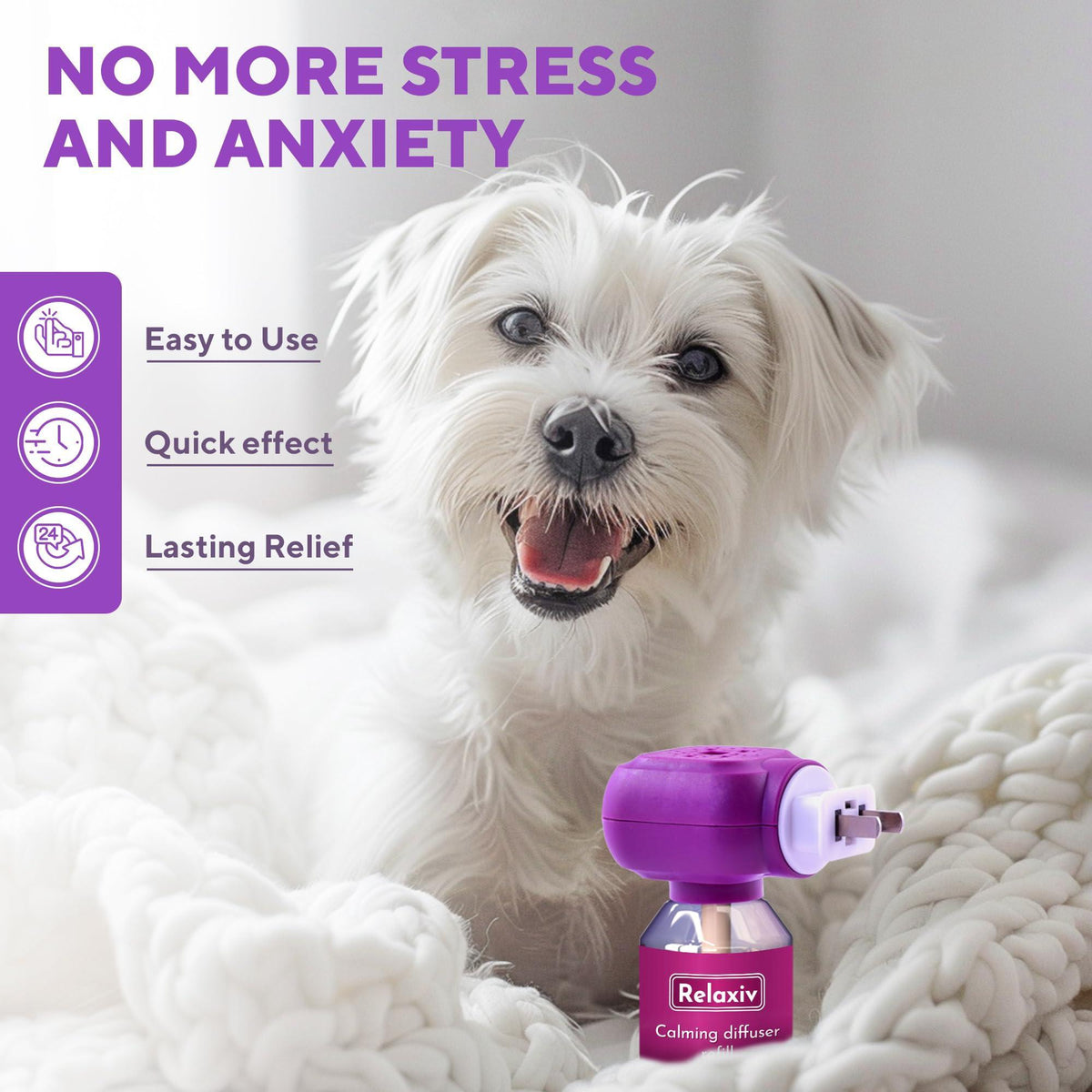 Calming Dog Diffuser Kit for Separation Anxiety