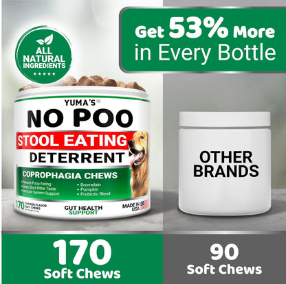 No Poo Chews for Dogs, 170 Ct