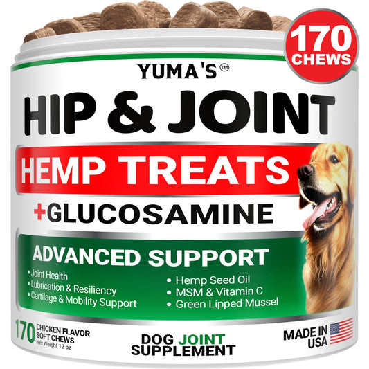 YUMA’S Hemp Glucosamine Hip & Joint Chews