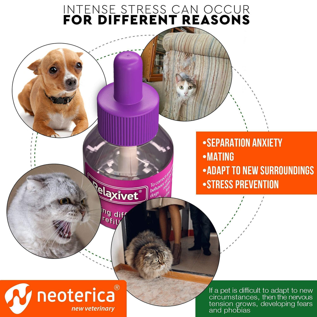 Calming Cat Diffuser Refills for Anxiety Relief