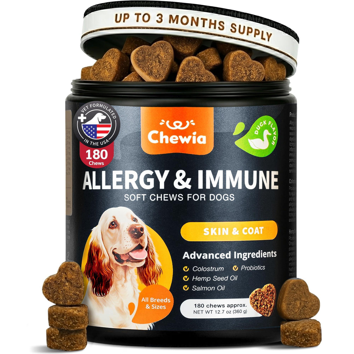 Dog Allergy Relief Chews for Itchy Skin