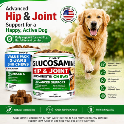 Glucosamine for Dogs – 2 Pack