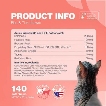 Daily Oral Flea & Tick Chews for Cats