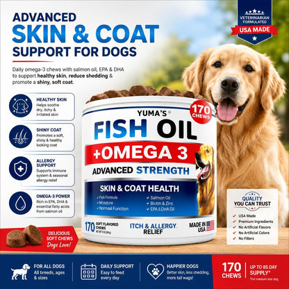 Omega 3 Fish Oil Chews for Dogs