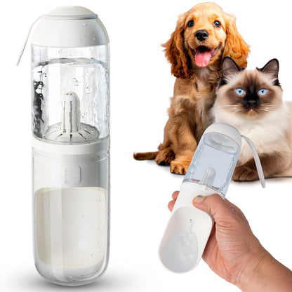 Dog Travel Water Bottle With Silicone Strap