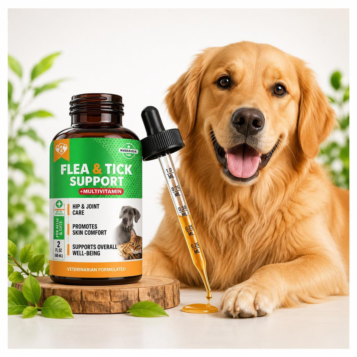 Natural Oral Flea & Tick Prevention Drops