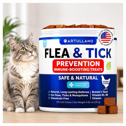 Natural Flea Treatment & Tick Prevention for Cats