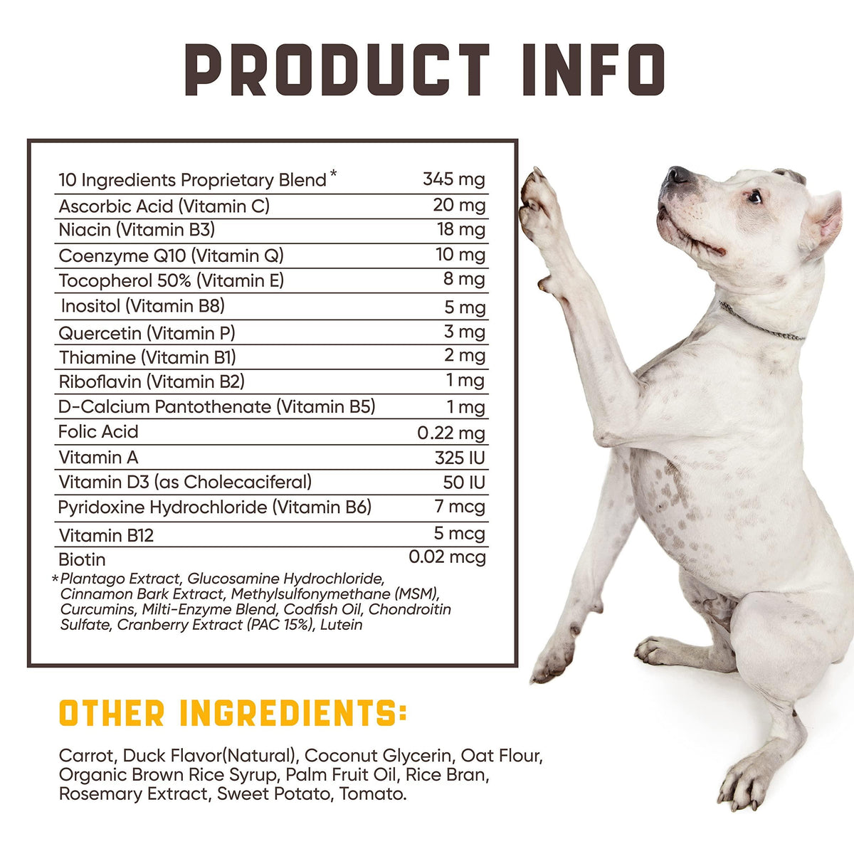 20-in-1 Dog Multivitamin Supplements for Health
