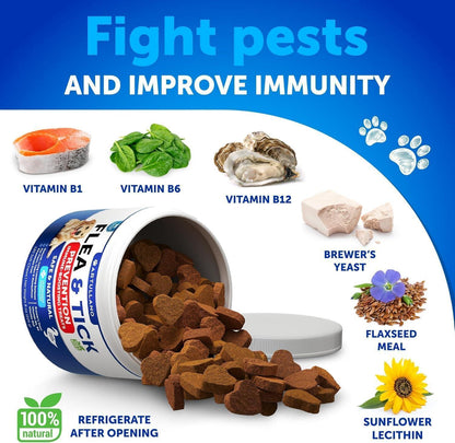 Natural Flea & Tick Chews for Dogs