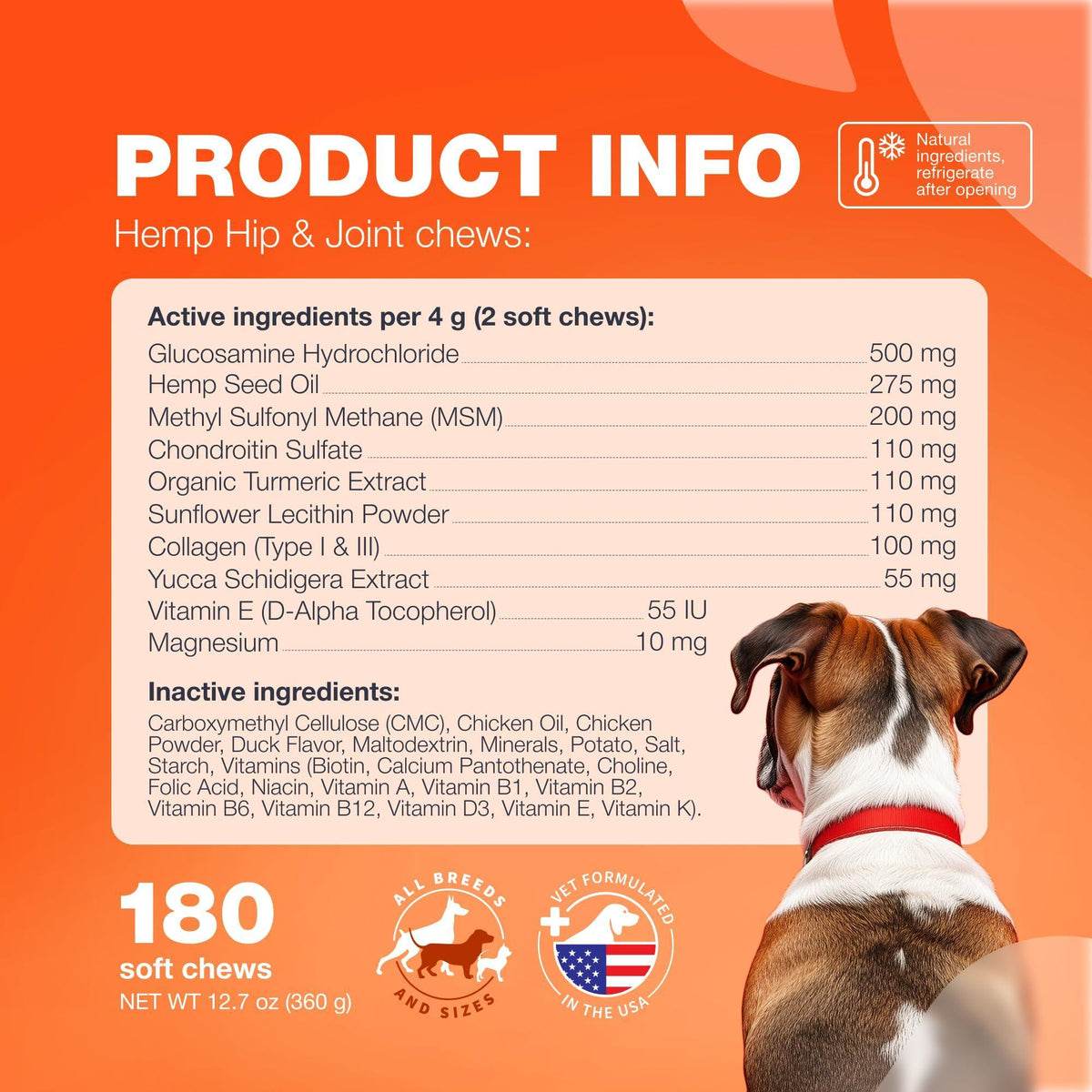 Glucosamine Chondroitin Joint Chews for Dogs