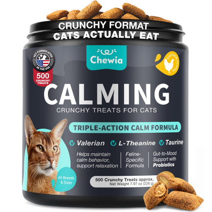 Calming Cat Vitamins & Treats for Anxiety