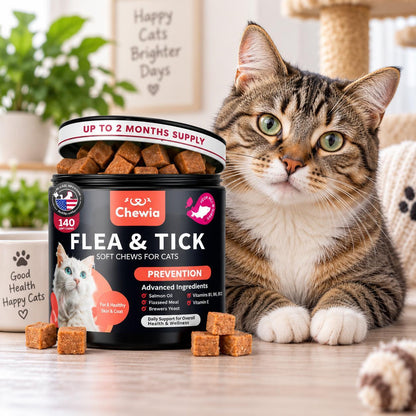 Daily Oral Flea & Tick Chews for Cats