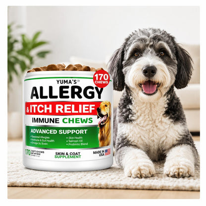 Dog Allergy Relief Chews for Itchy Skin