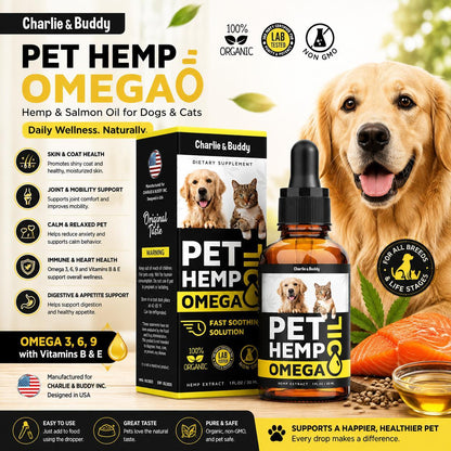 Charlie&Buddy Hemp Salmon Oil for Dogs