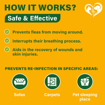 Natural Flea Tick & Mosquito Repellent Spray