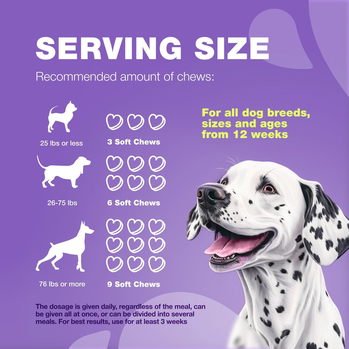 Dog Vitamins 15-in-1 Multivitamin Chews with MSM
