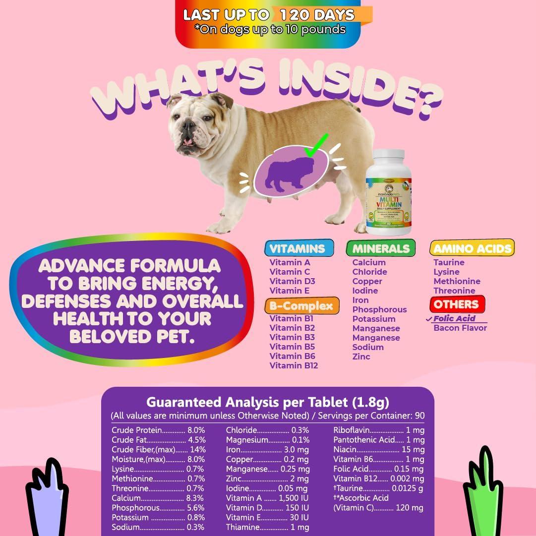 Prenatal Dog Vitamins – Complete Multivitamin for Pets
