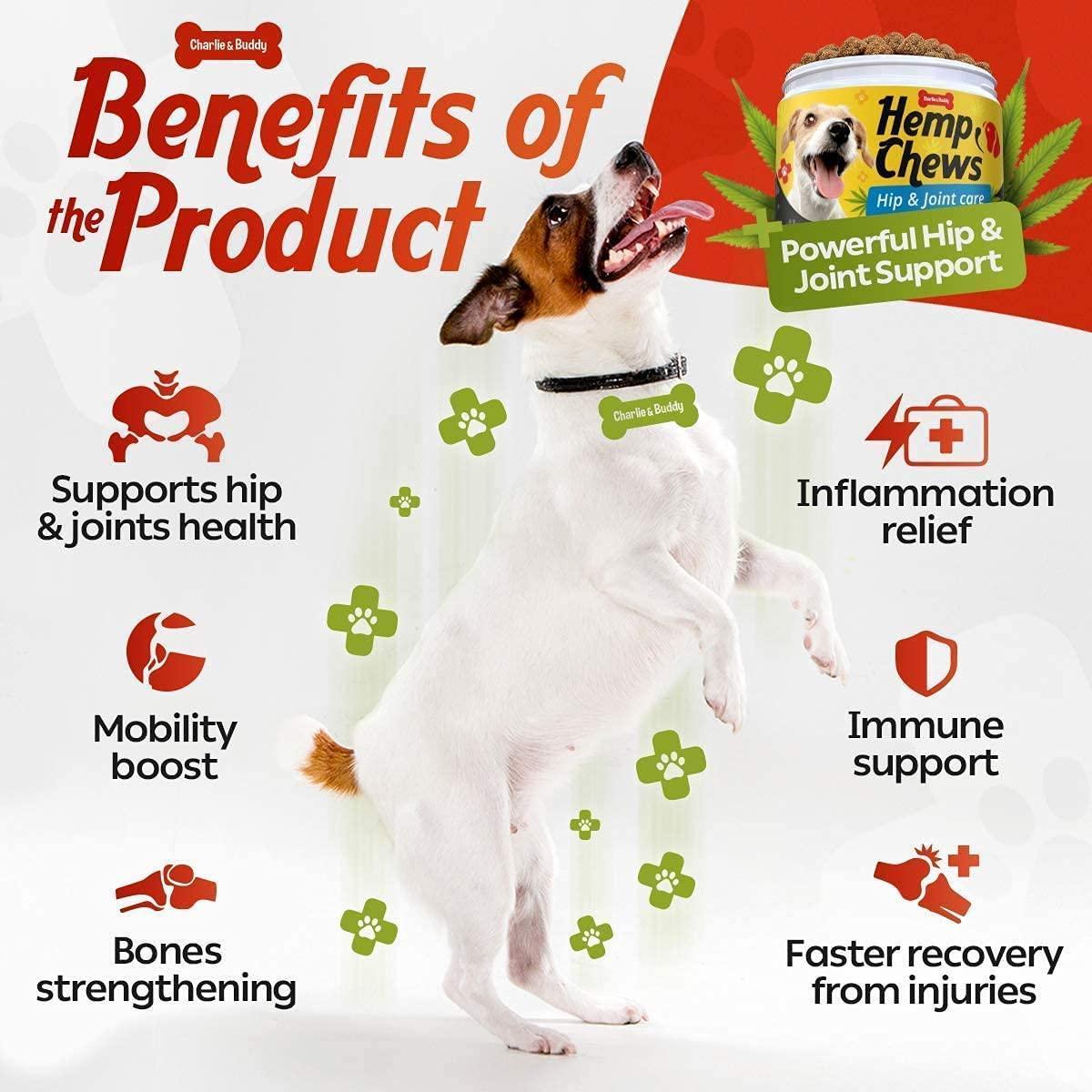 Hemp Dog Joint Chews with Glucosamine